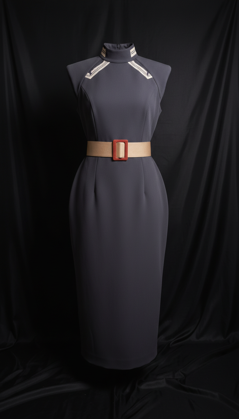 Vestido Midi Medianoche ALMIREA