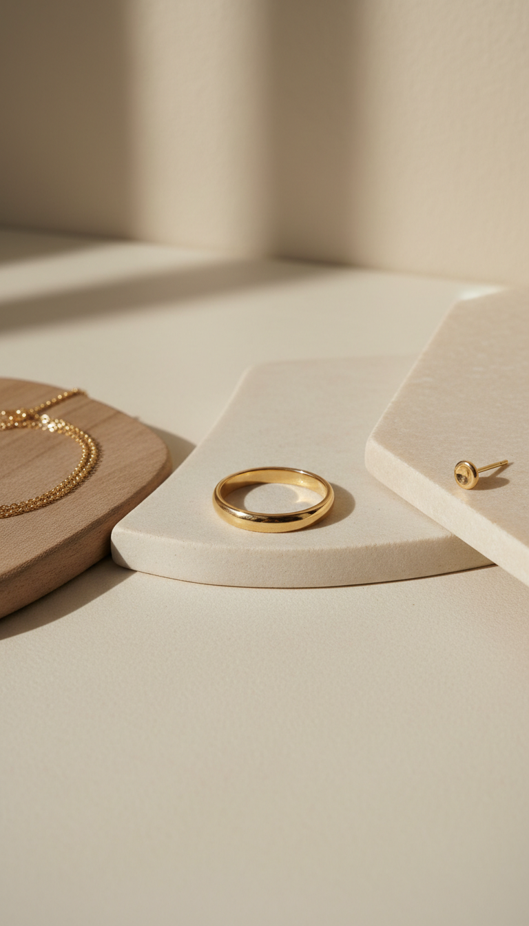 Anillo Minimalista Oro 18k ALMIREA
