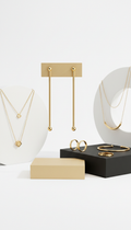 Pendientes Colgantes Oro Minimal ALMIREA