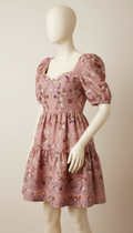 Vestido Mini Rosa Empolvado ALMIREA